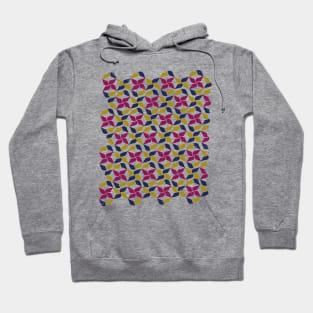 Geometric Floral Repeating Shapes Hoodie